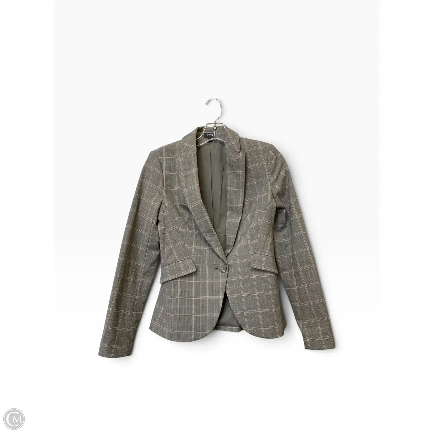Blazer By Express In Grey, Size: Xs