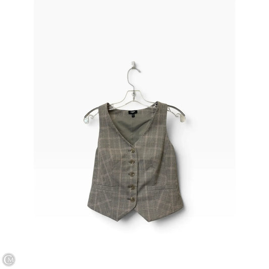 Vest Other By Express In Grey, Size: Xs
