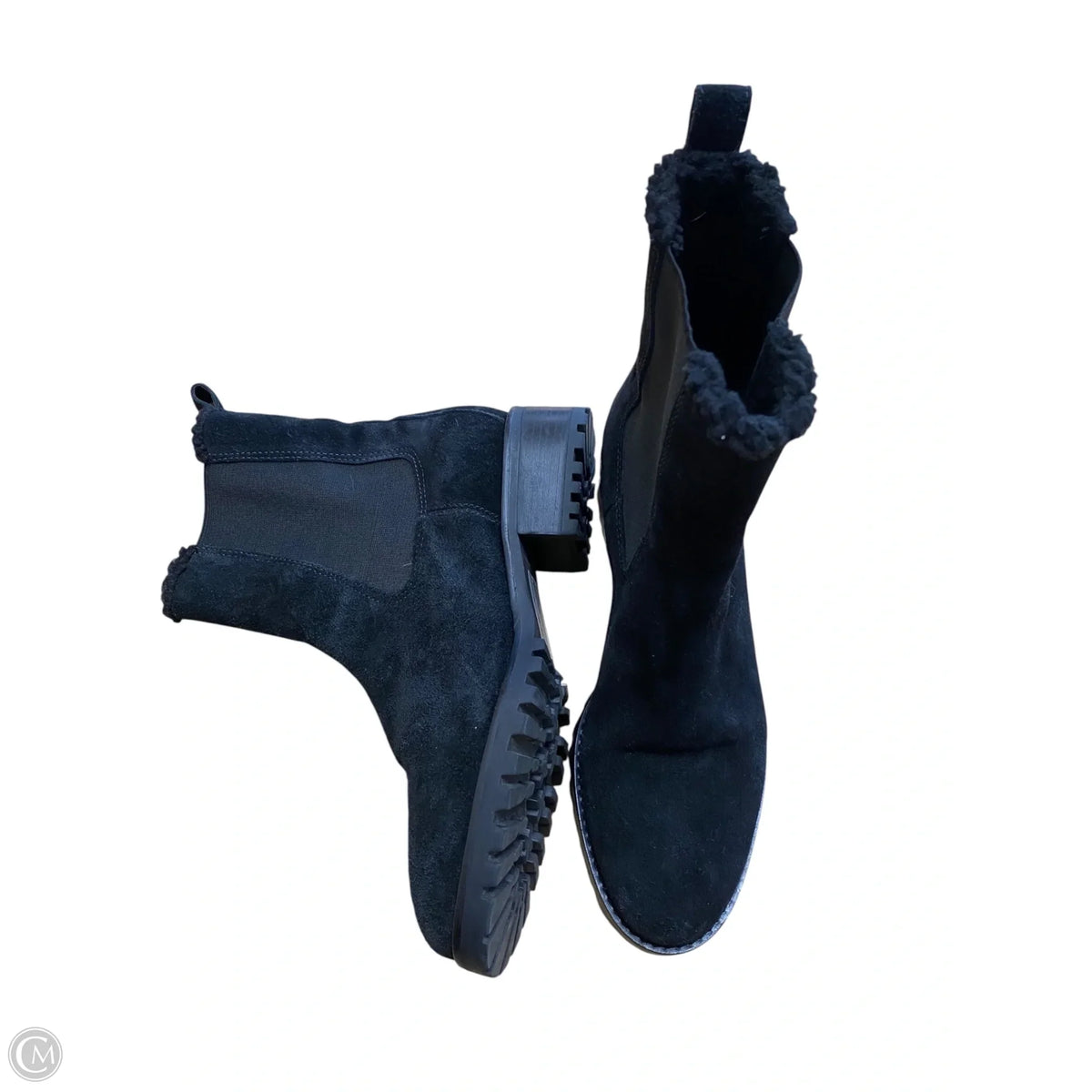 Boots Ankle Flats By Talbots In Black, Size: 7.5