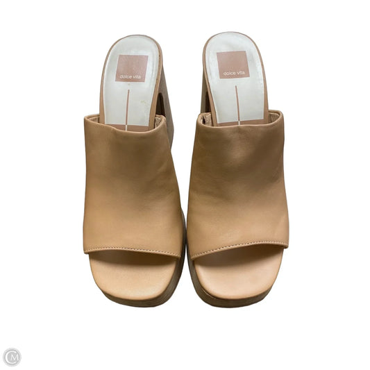 Shoes Heels Block By Dolce Vita In Cream, Size: 10