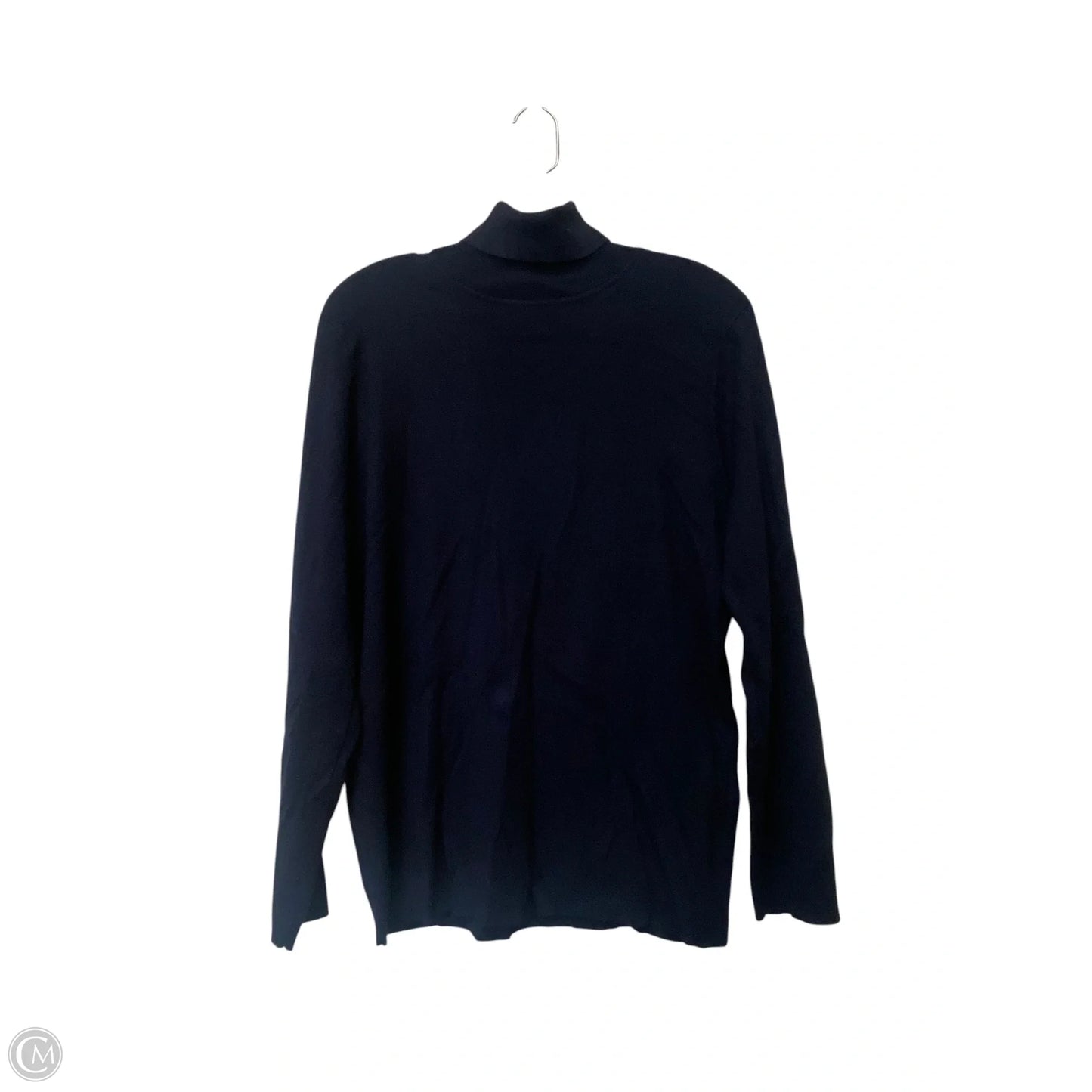 Top Long Sleeve By Chicos In Navy, Size: 2