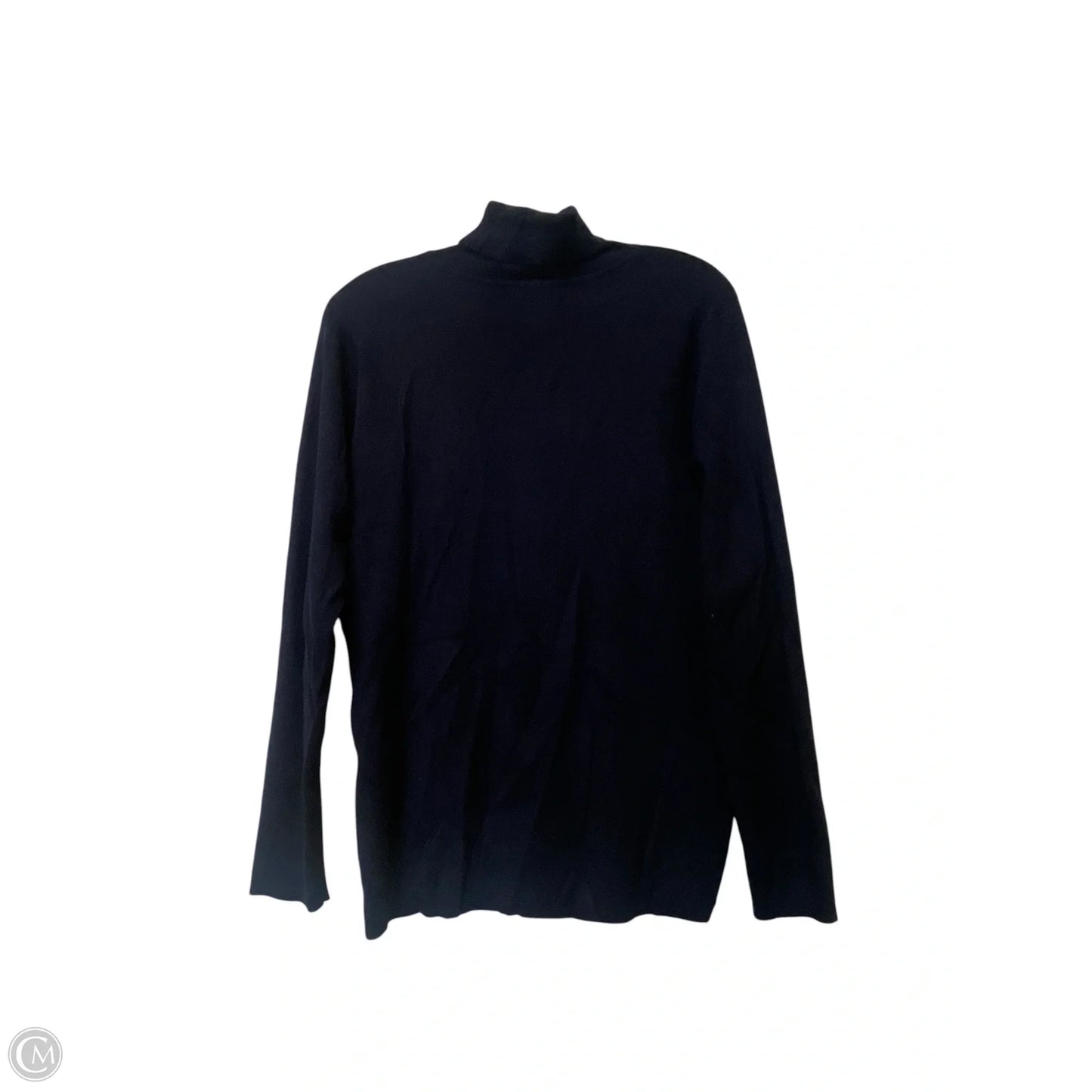 Top Long Sleeve By Chicos In Navy, Size: 2