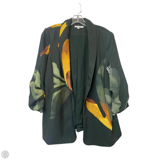Blazer By Chicos In Green, Size: 2