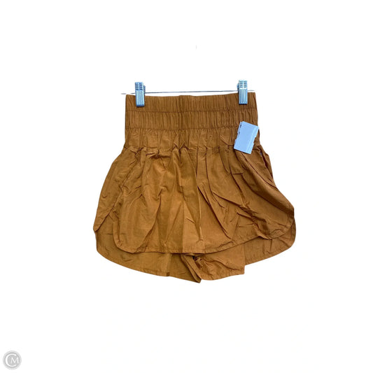 Athletic Shorts By Free People In Gold, Size: Xs