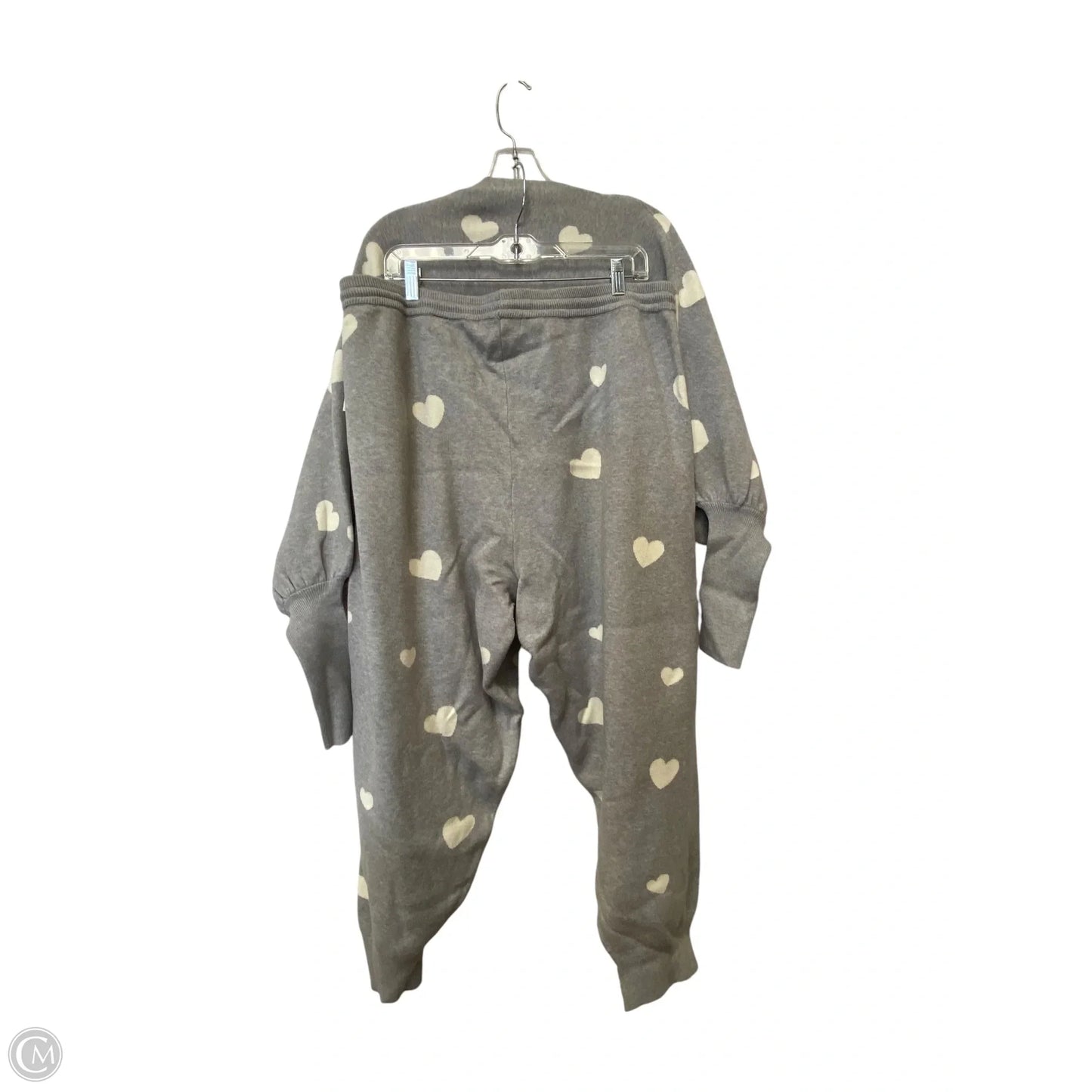 Pants Set 2pc By Just Fab In Grey, Size: Xl