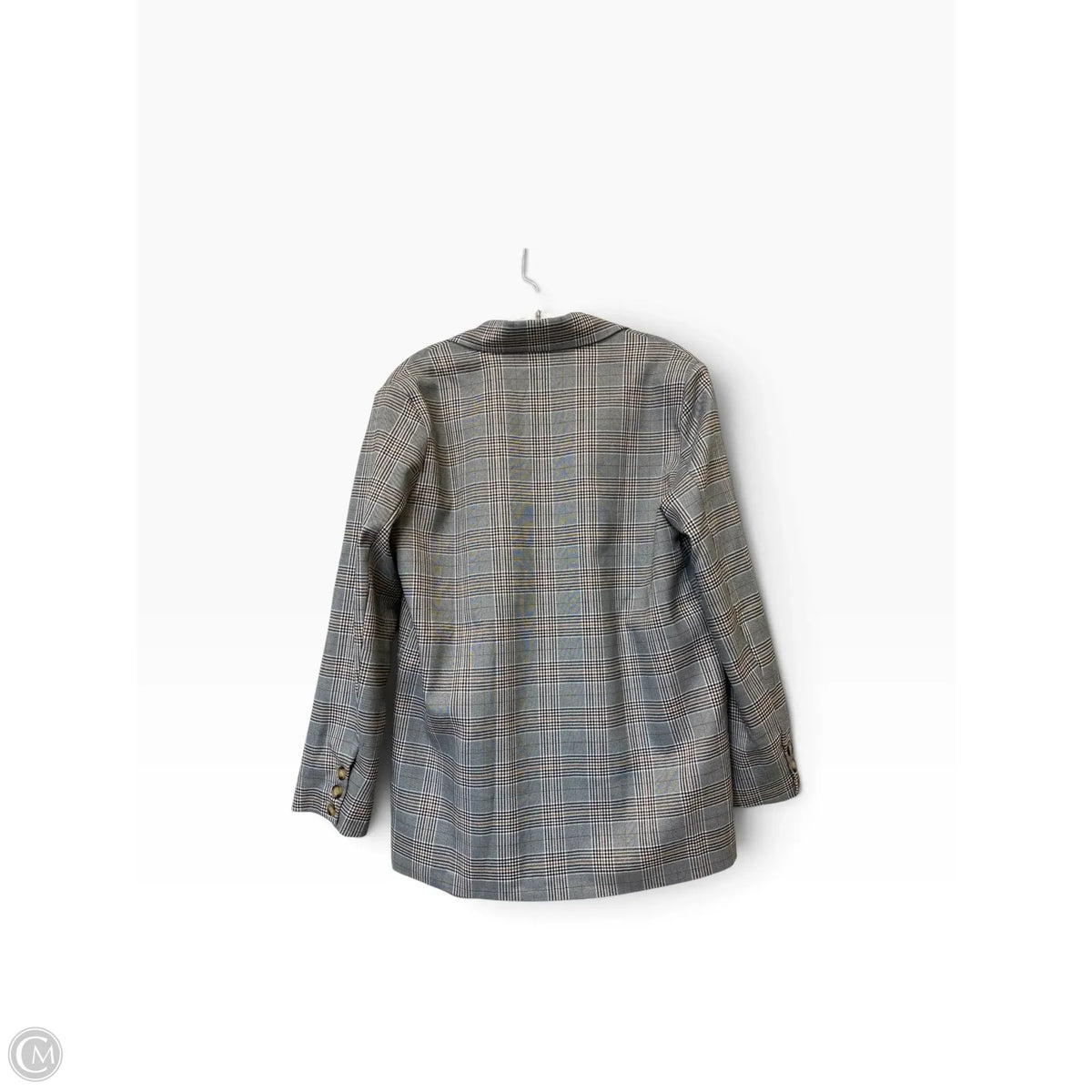 Blazer By Clothes Mentor In Black & Brown, Size: M