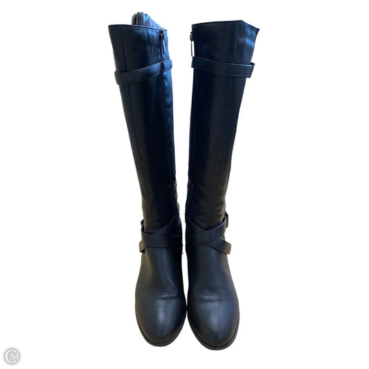 Boots Knee Flats By Clothes Mentor In Black, Size: 8.5