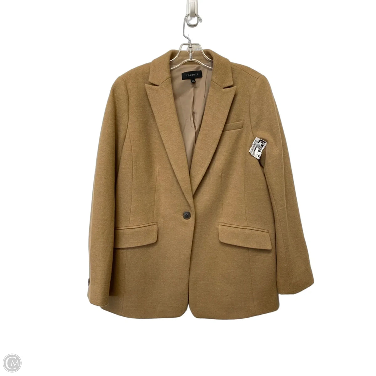 Blazer By Talbots In Tan, Size: 10