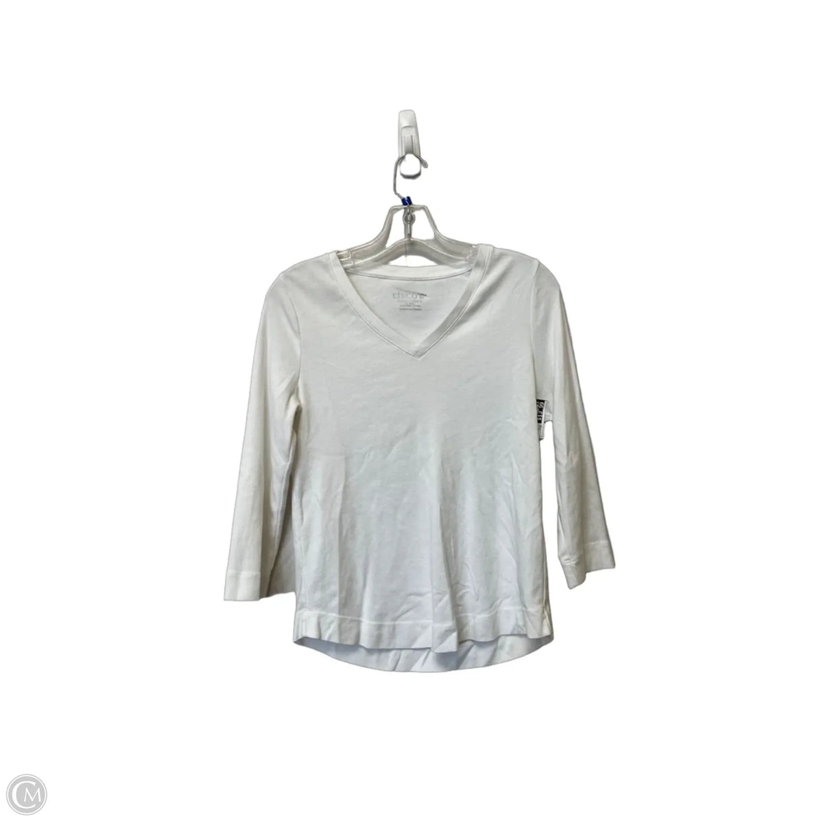 Top Long Sleeve By Chicos In White, Size: 0