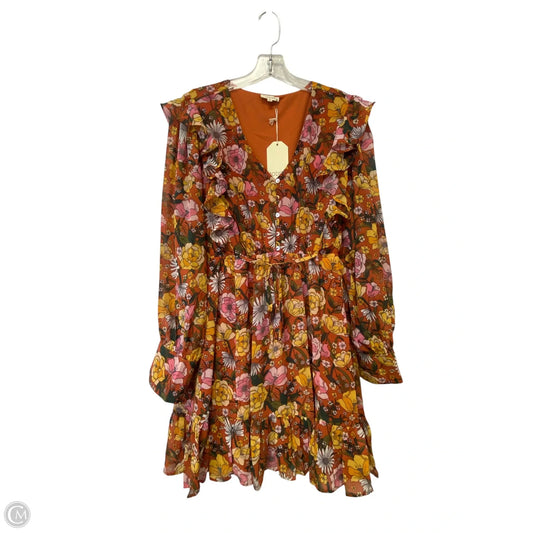 Dress Casual Short By Jodifl In Orange, Size: Xl