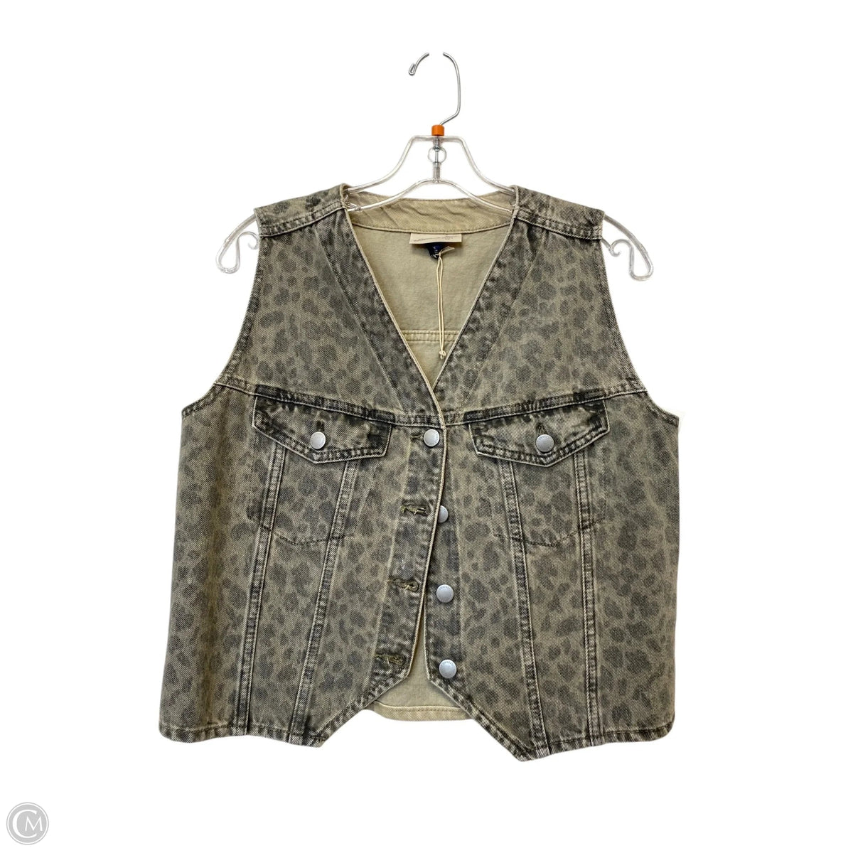 Vest Other By Universal Thread In Animal Print, Size: S