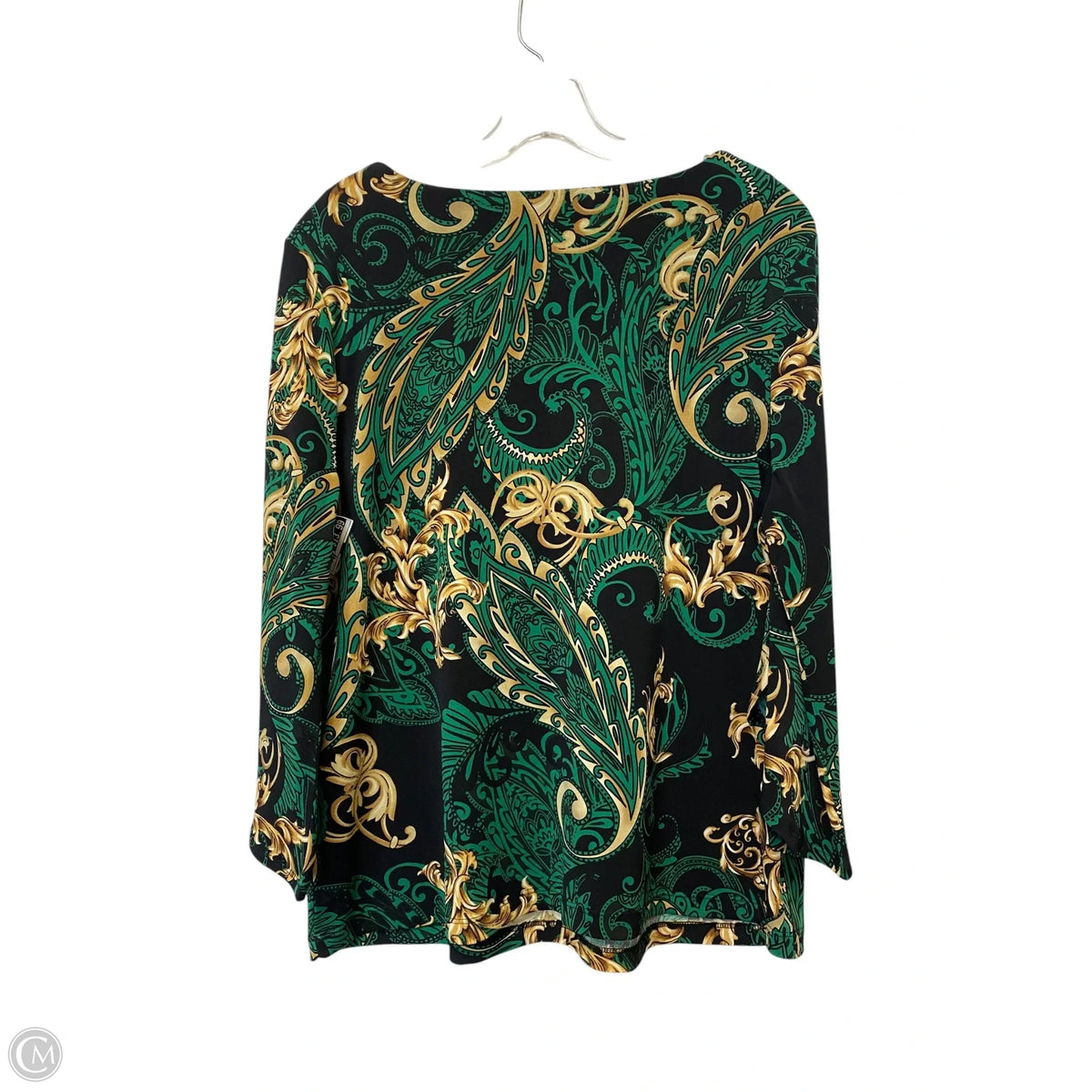 Top Long Sleeve By Chicos In Multi-colored