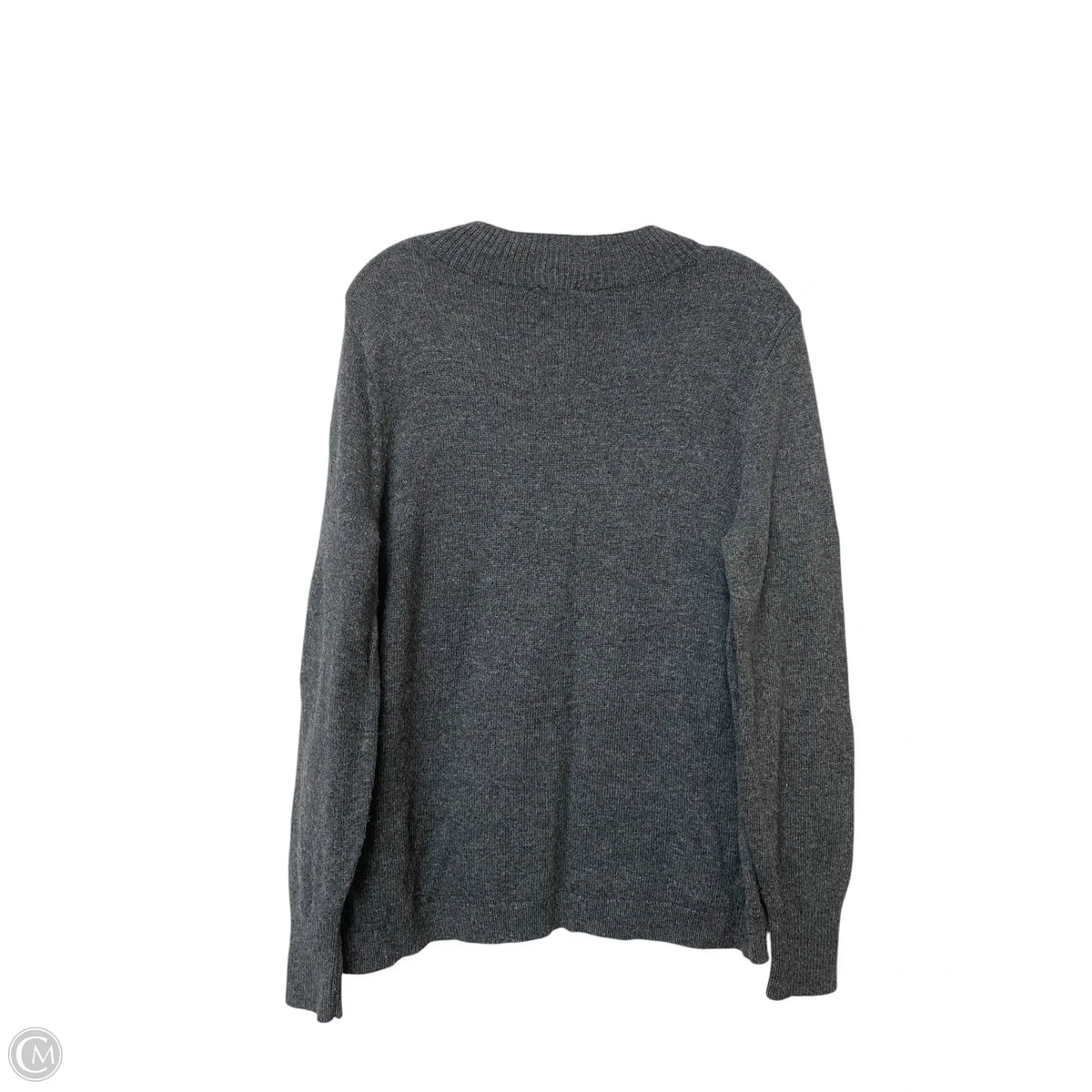 Sweater By Chicos In Grey
