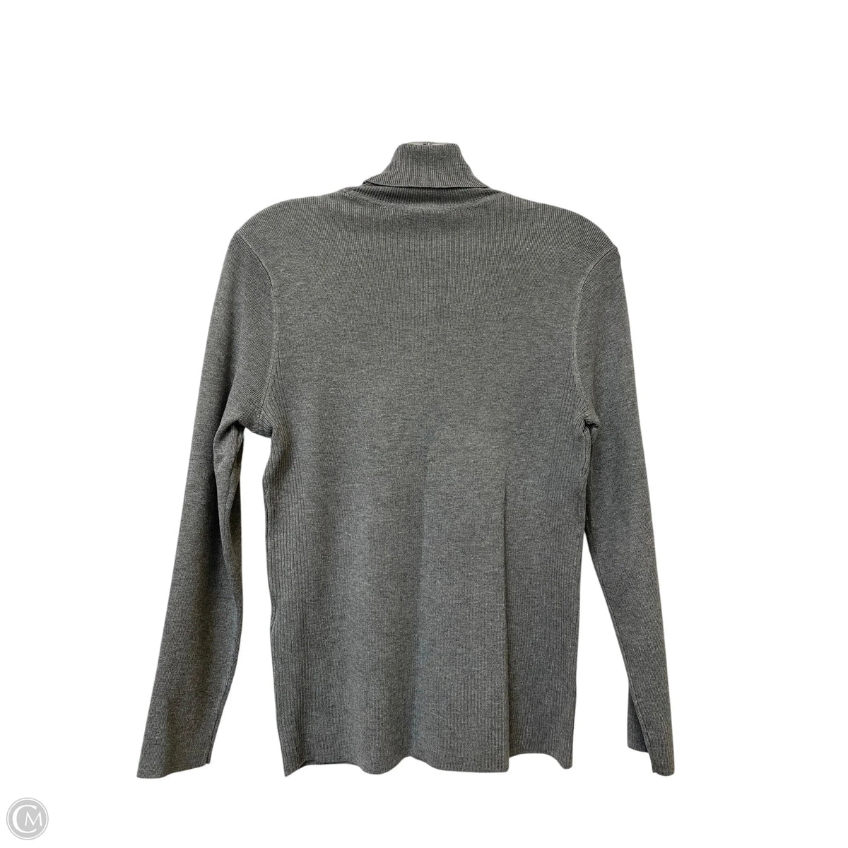 Top Long Sleeve By Chicos In Grey