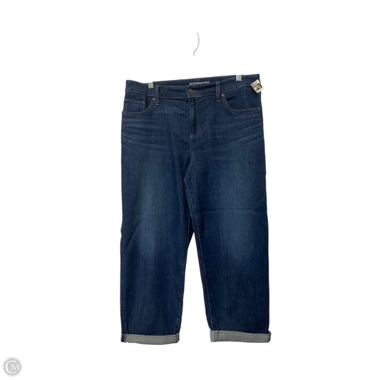 Jeans Boyfriend By Chicos In Blue Denim, Size: 10