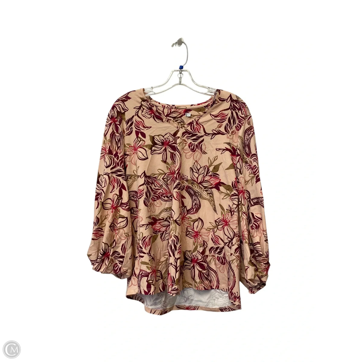 Top Long Sleeve By Chicos In Pink, Size: 2