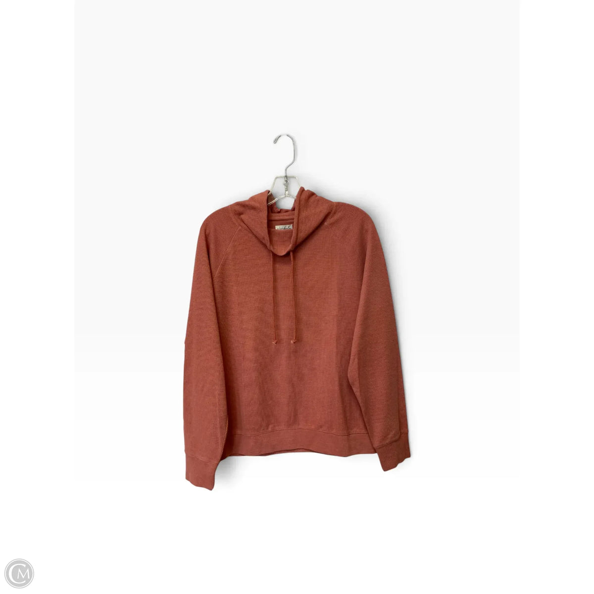 Sweatshirt Collar By Wonderly In Coral, Size: L