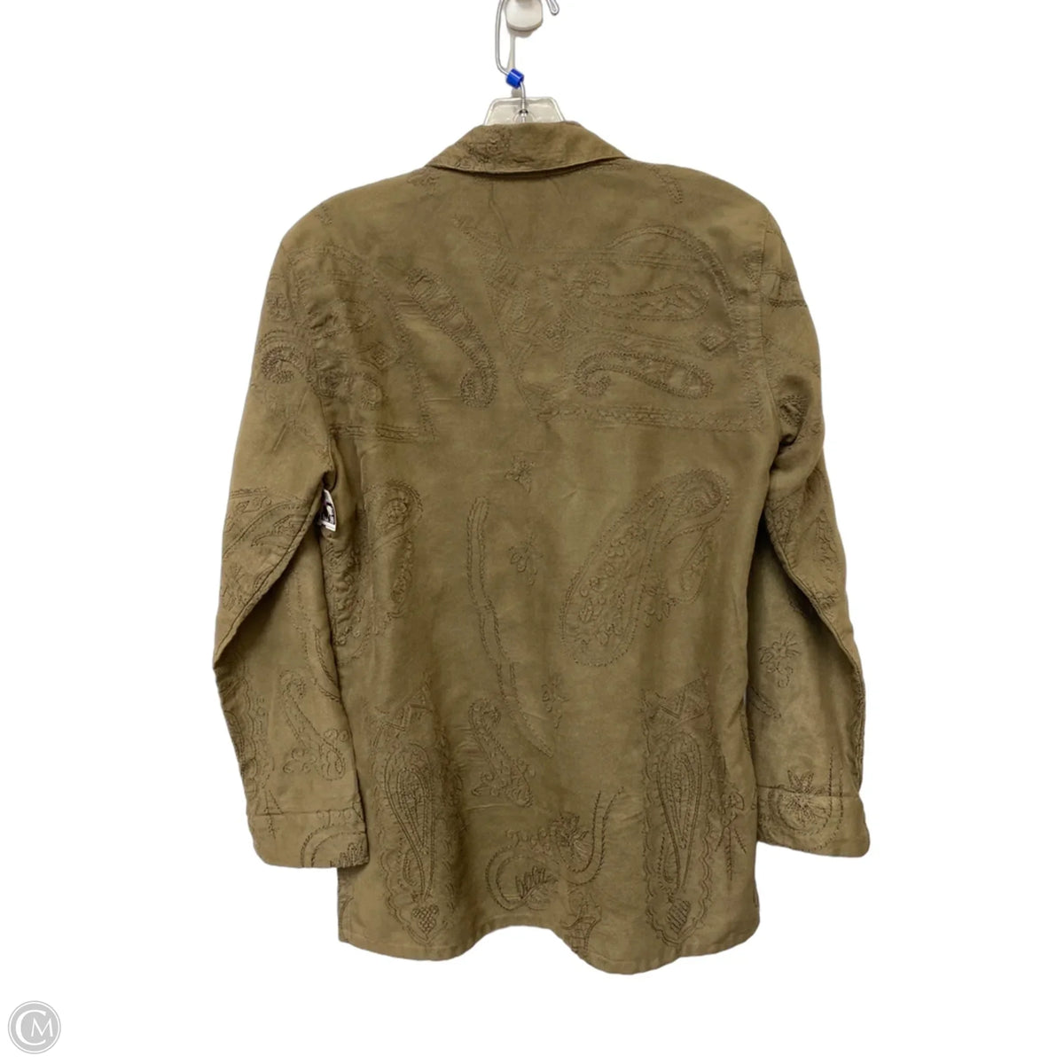 Top Long Sleeve By Chicos In Brown, Size: 0