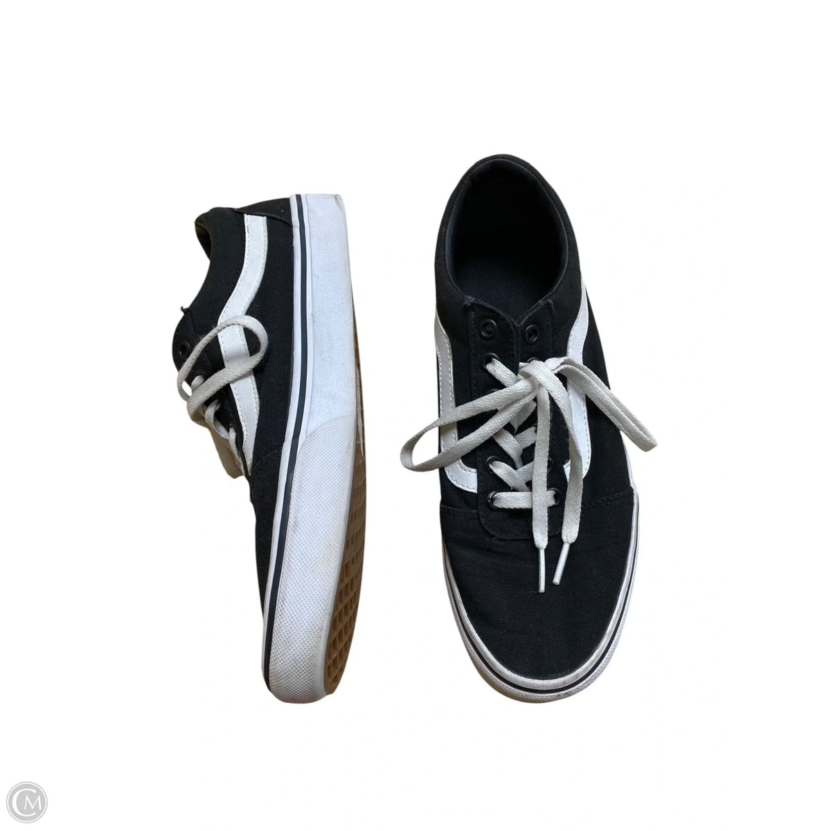 Shoes Sneakers By Vans In Black, Size: 9.5