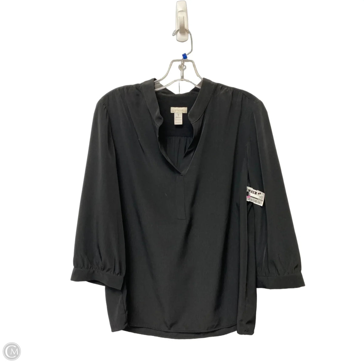 Top Long Sleeve By Chicos In Black