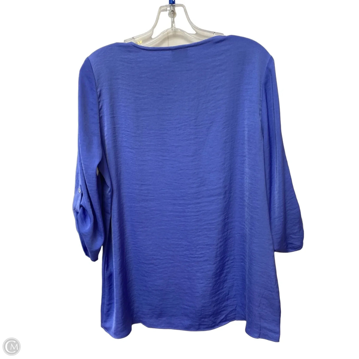 Top Long Sleeve By Chicos In Blue