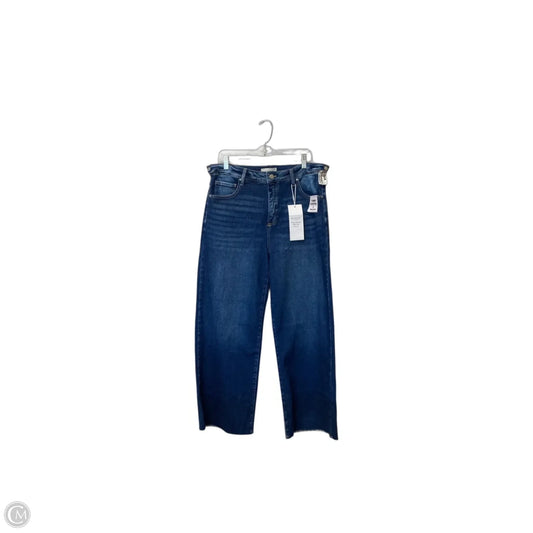 Jeans Wide Leg By Risen In Blue Denim, Size: Xl