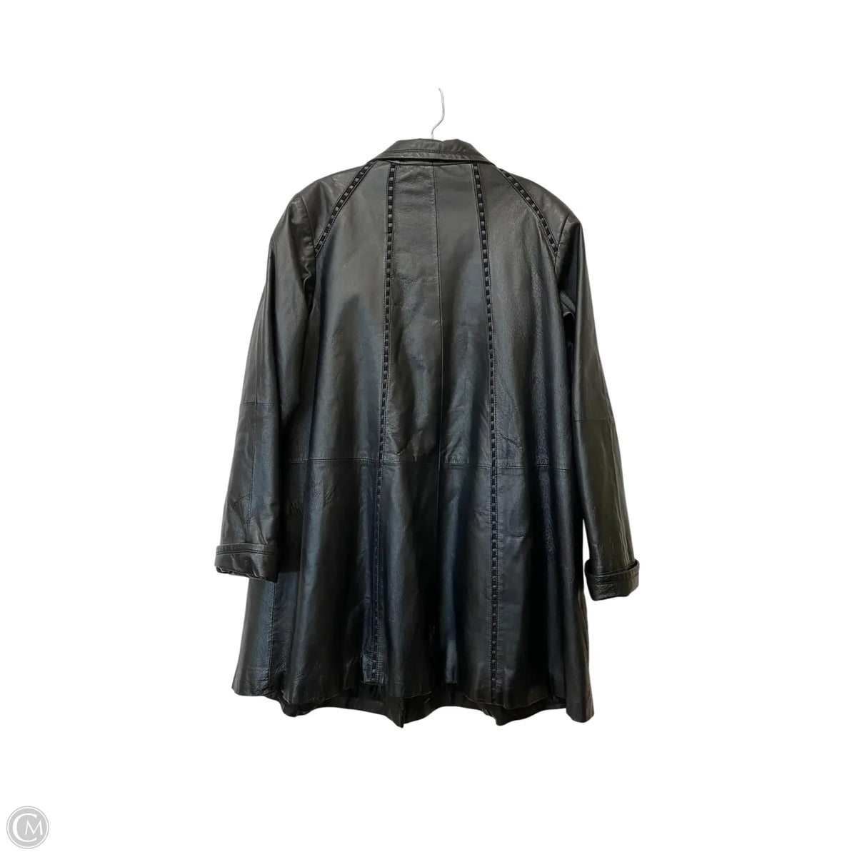 Jacket Leather By Cmc In Black, Size: 14