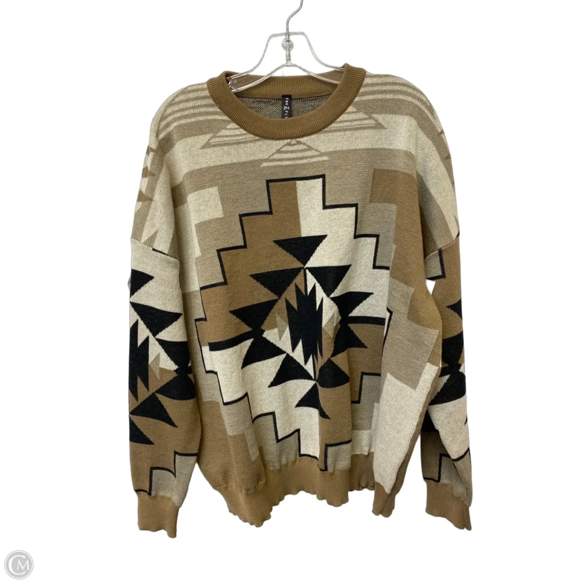 Sweater By Clothes Mentor In Brown, Size: M