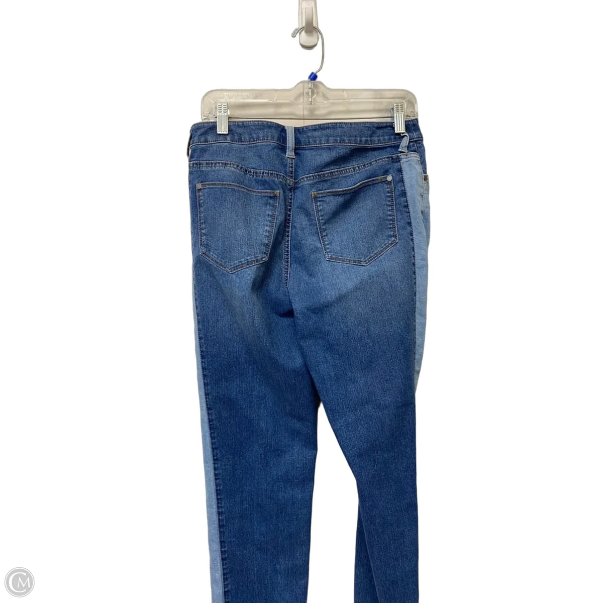 Jeans Straight By Chicos In Blue Denim, Size: 6