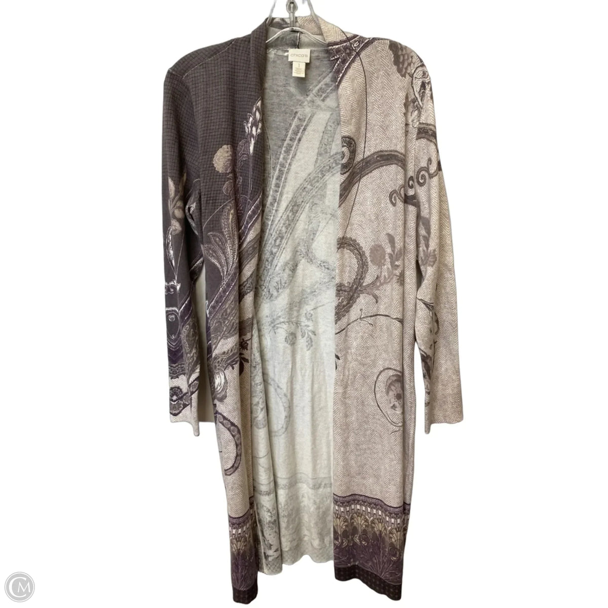 Cardigan By Chicos In Purple, Size: 8