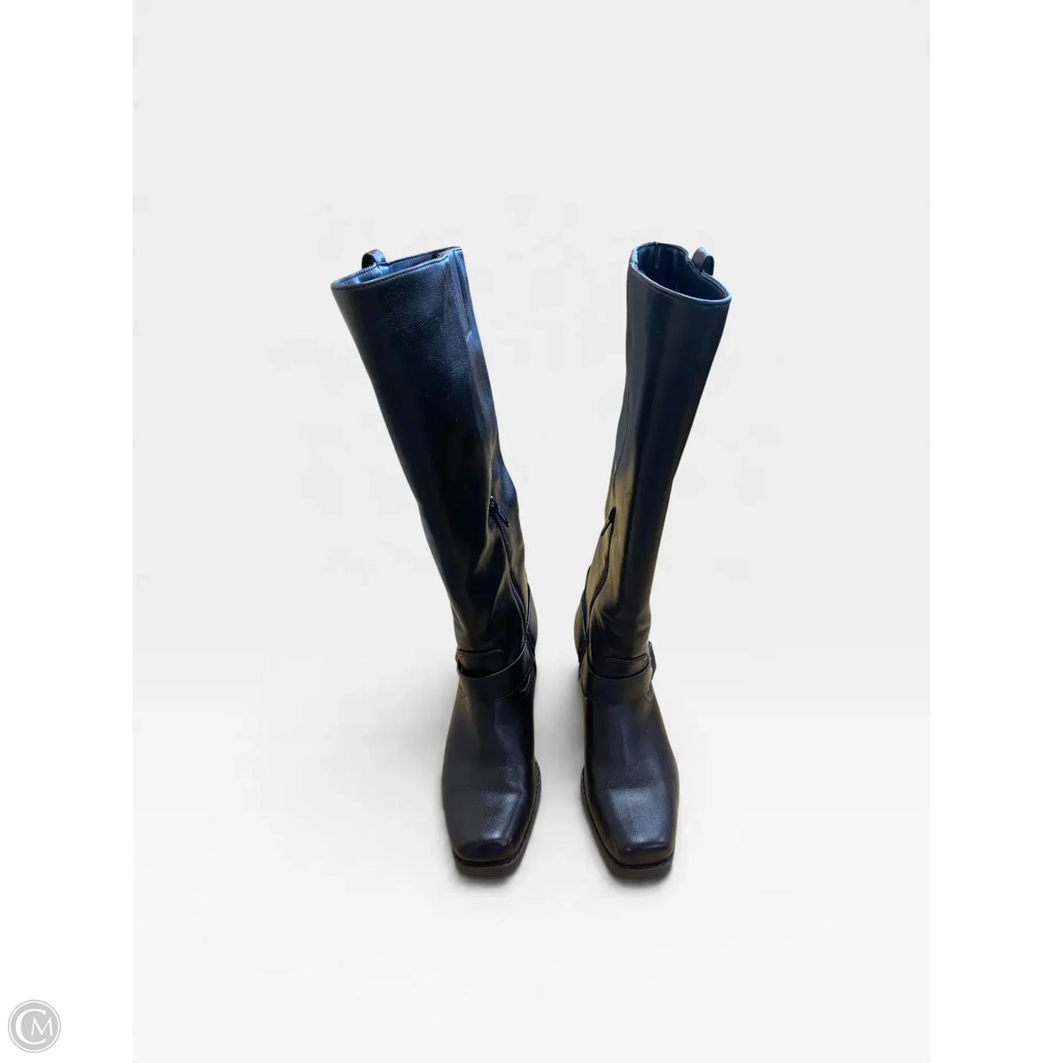 Boots Mid-calf Flats By Universal Thread In Black, Size: 6