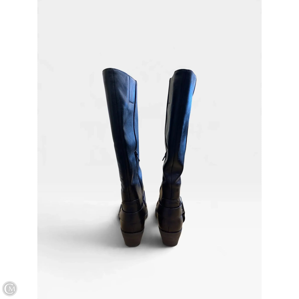 Boots Mid-calf Flats By Universal Thread In Black, Size: 6