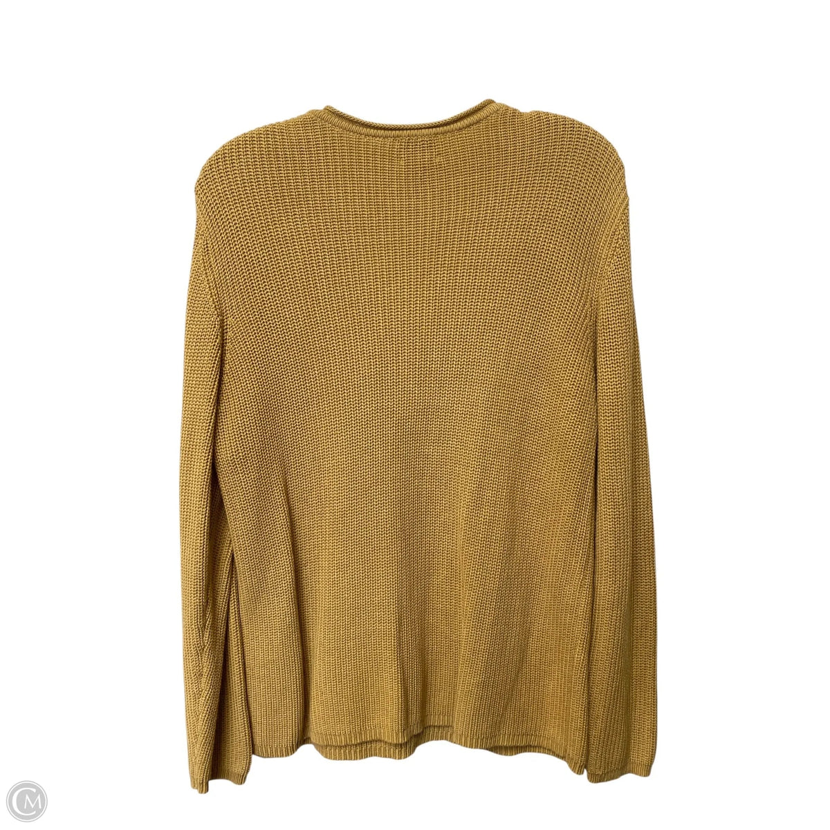 Sweater By Chicos In Yellow, Size: 16
