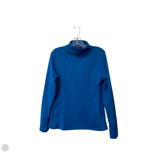Athletic Jacket By Danskin In Blue, Size: M