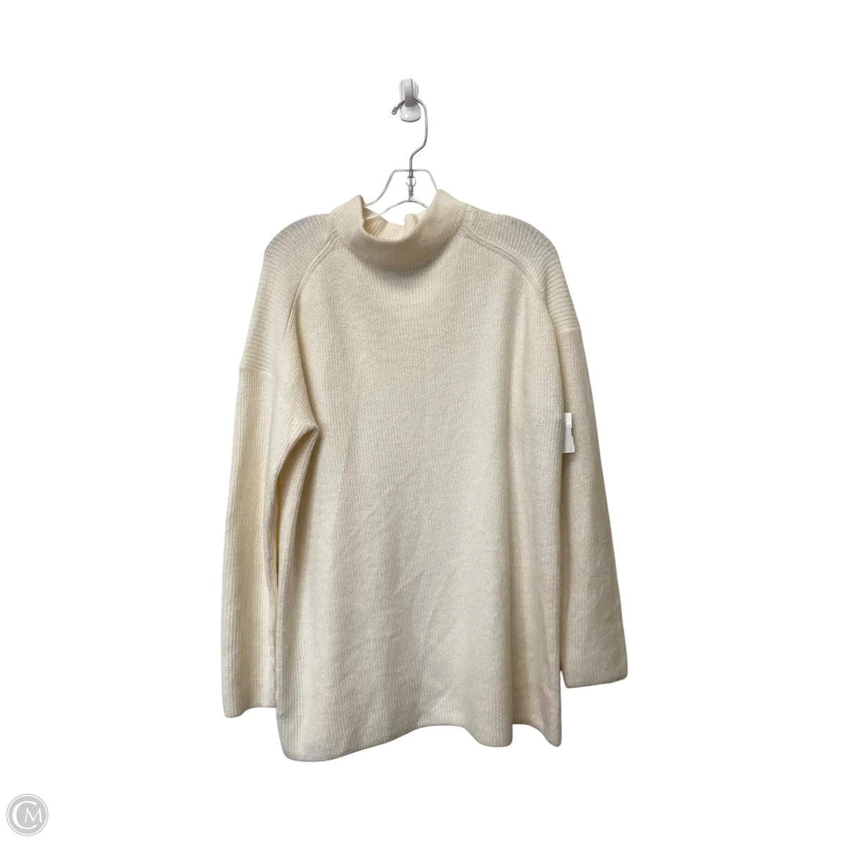 Sweater By Loft In Cream, Size: L