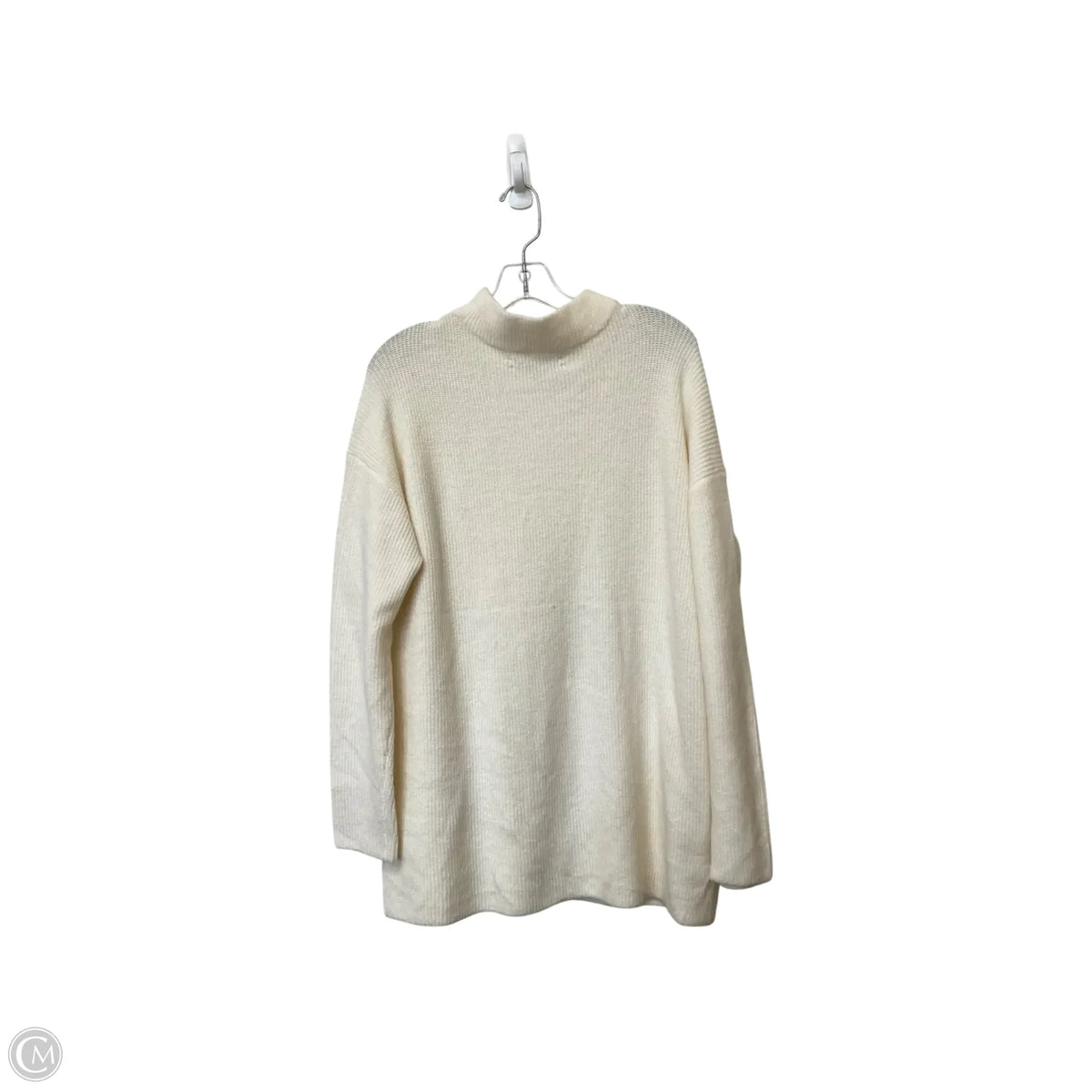 Sweater By Loft In Cream, Size: L