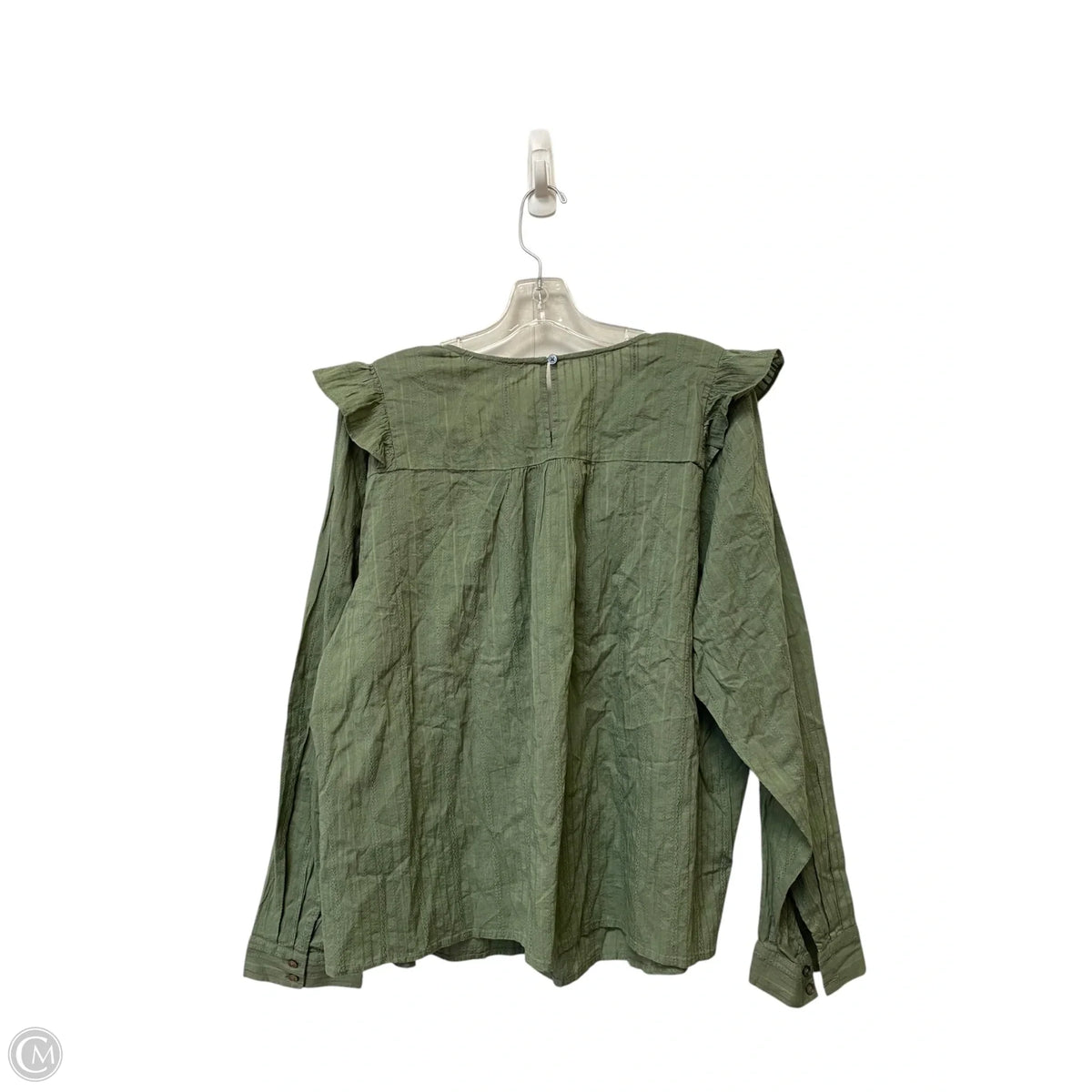 Top Long Sleeve By Loft In Green, Size: 20