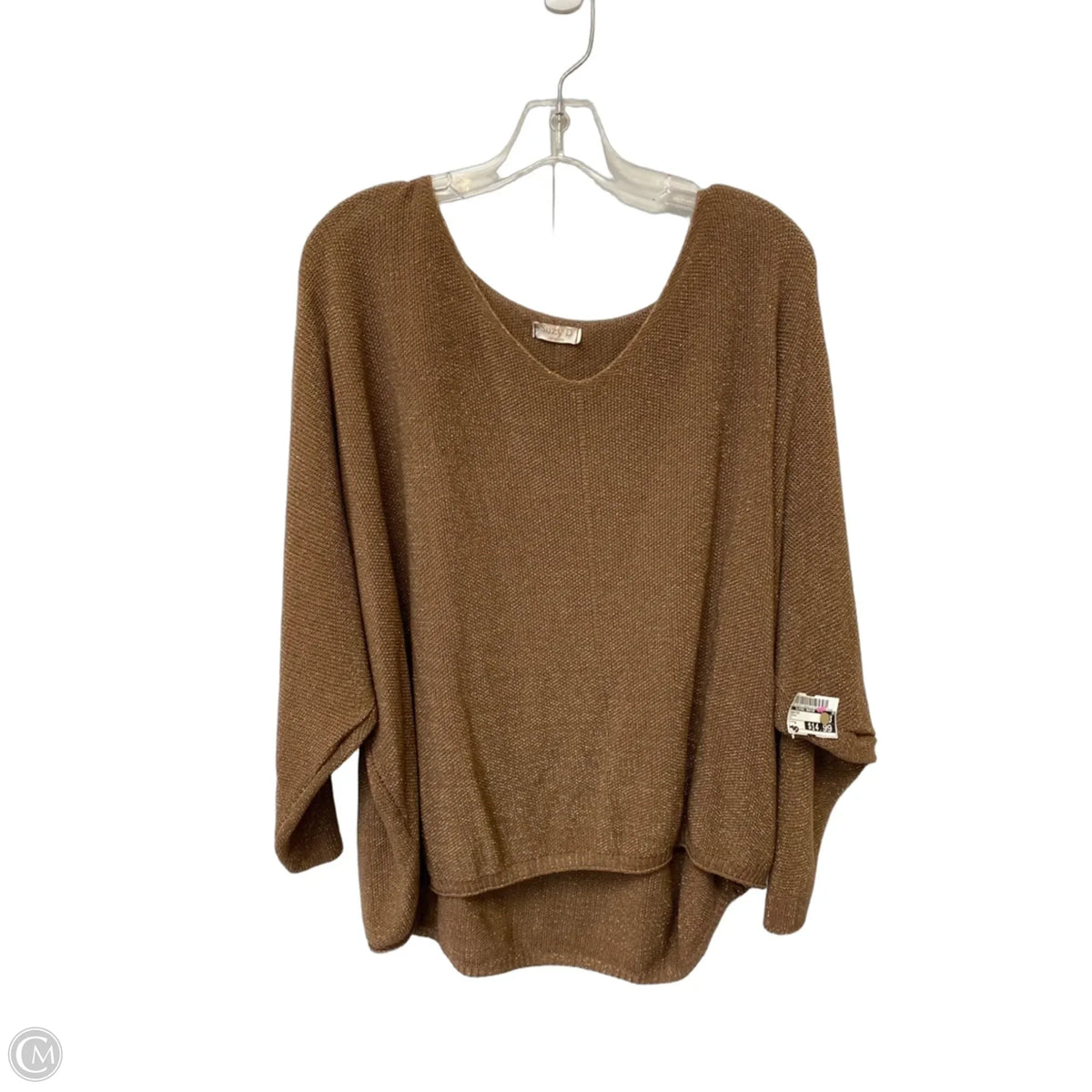 Sweater By Clothes Mentor In Brown, Size: M