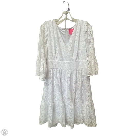 Dress Designer By Lilly Pulitzer In White, Size: 12