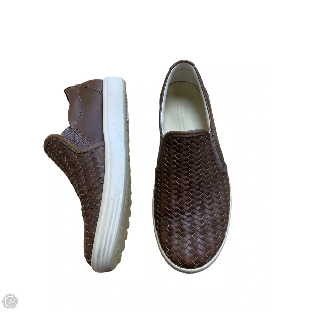 Shoes Flats By Ecco In Brown, Size: 5.5