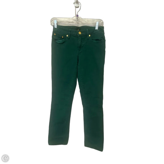 Pants Designer By Tory Burch In Green, Size: 26