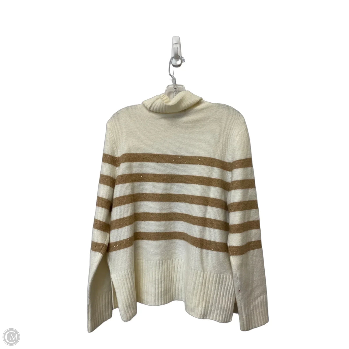 Sweater By Talbots In Cream, Size: M