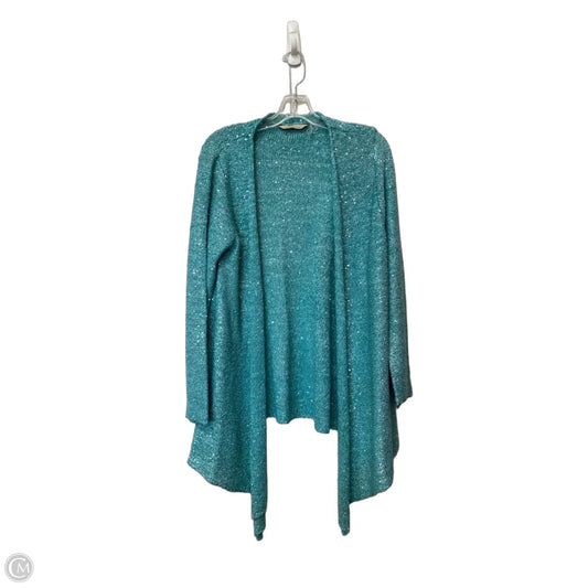 Cardigan By Soft Surroundings In Aqua, Size: Xl