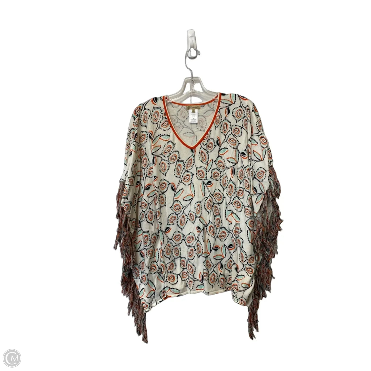 Shawl By Democracy In Orange, Size: S