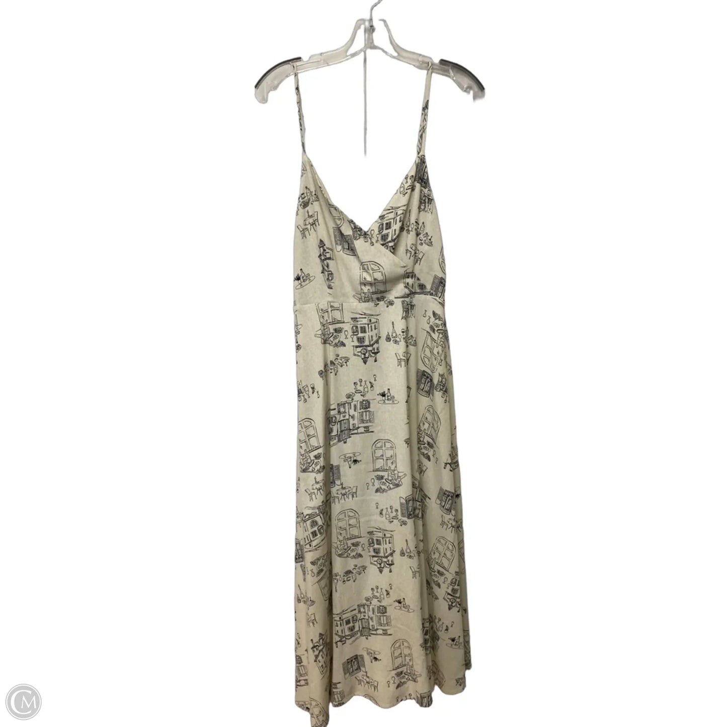 Dress Casual Maxi By By The River In Cream, Size: S