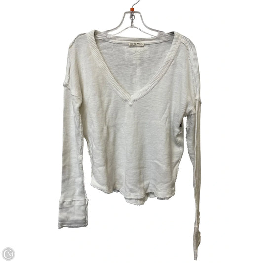 Top Long Sleeve By We The Free In White, Size: 0