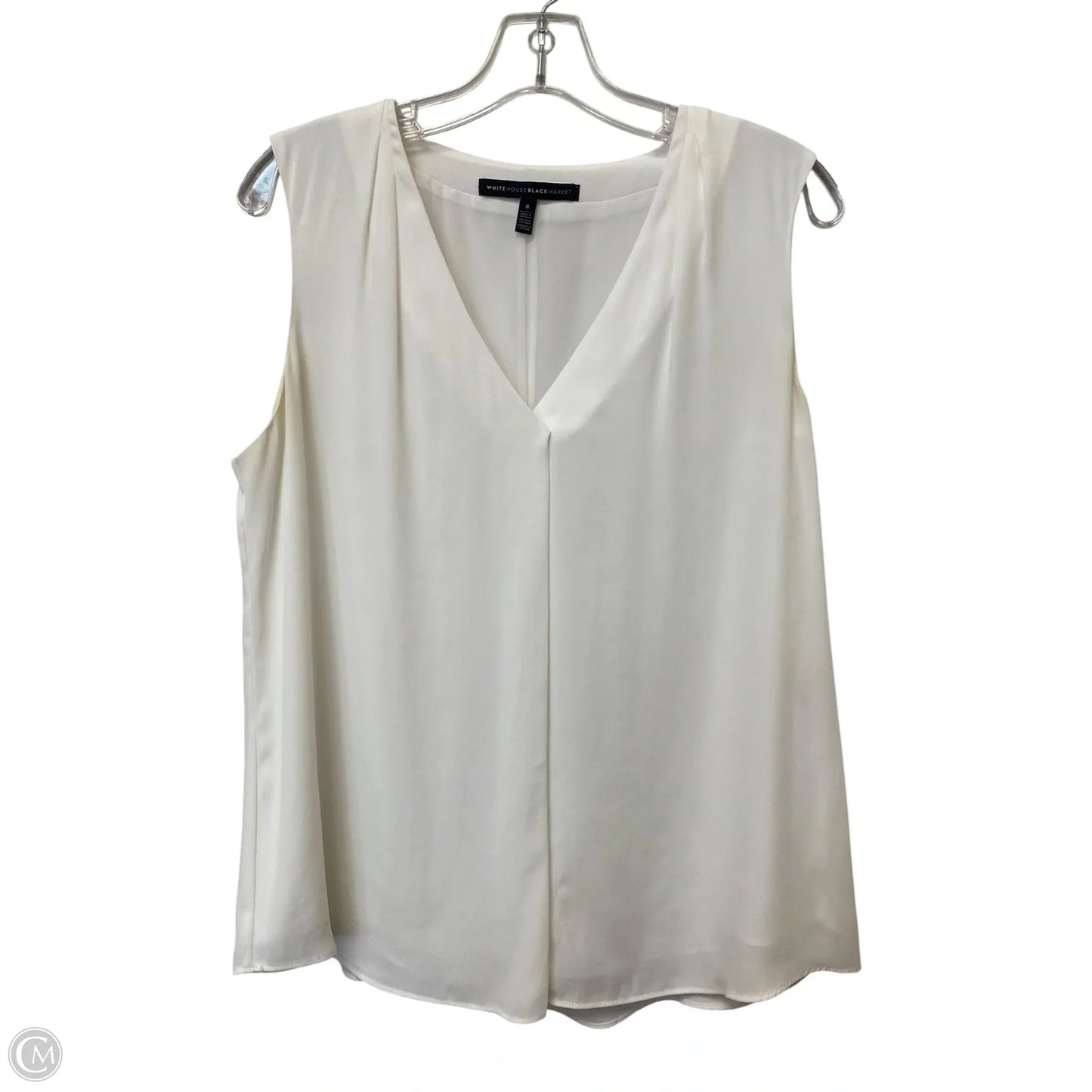 Top Sleeveless By White House Black Market In White, Size: 8