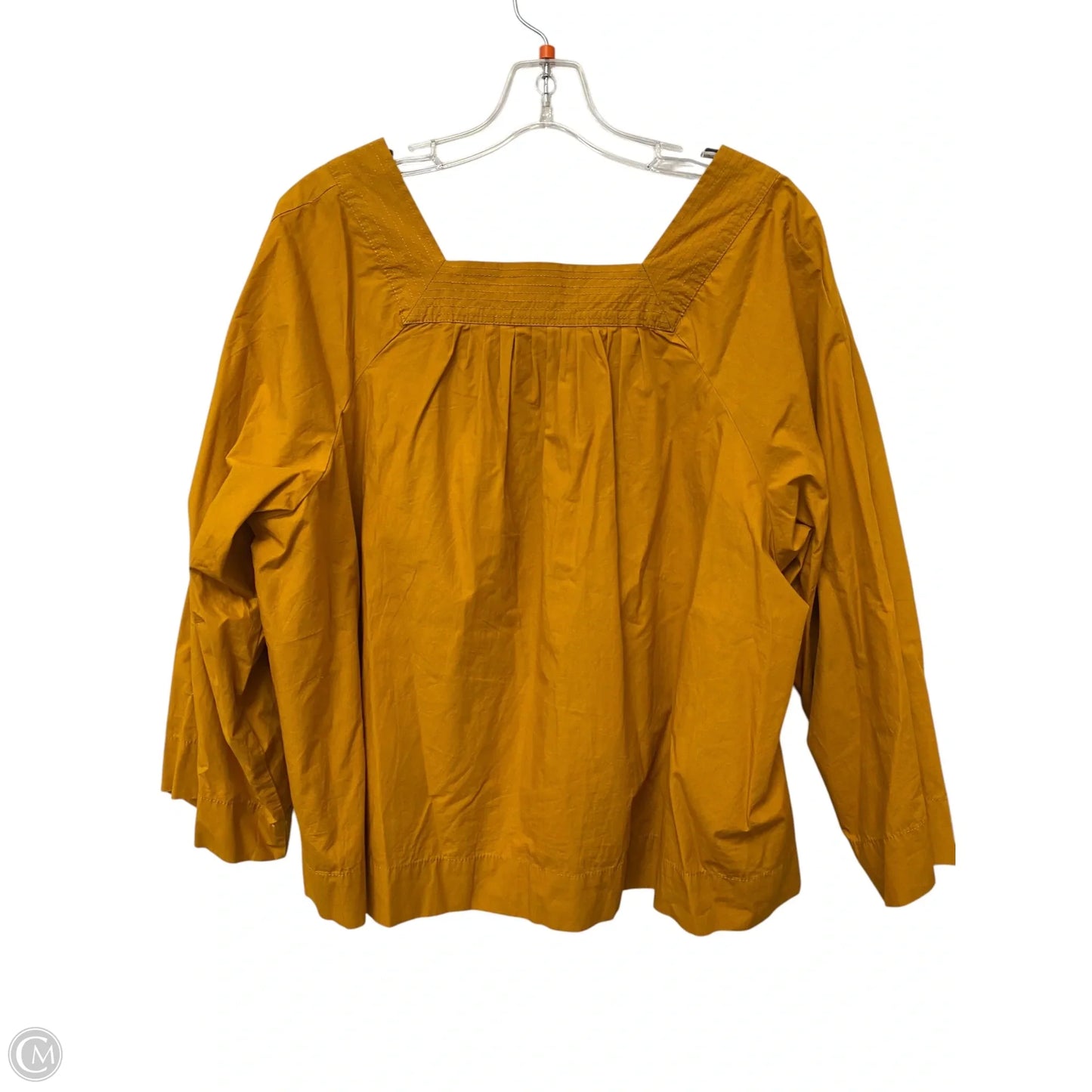 Top Short Sleeve By Madewell In Orange, Size: L