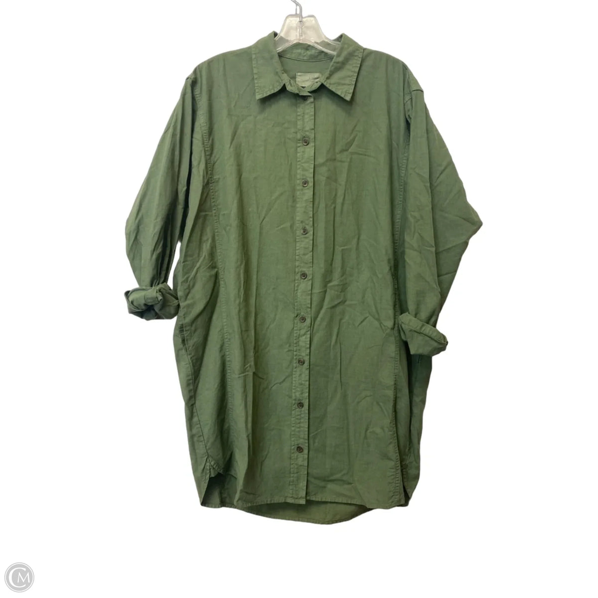 Top Long Sleeve By Universal Thread In Green, Size: M
