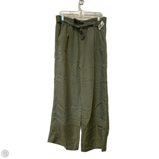 Pants Wide Leg By Knox Rose In Green, Size: Xl